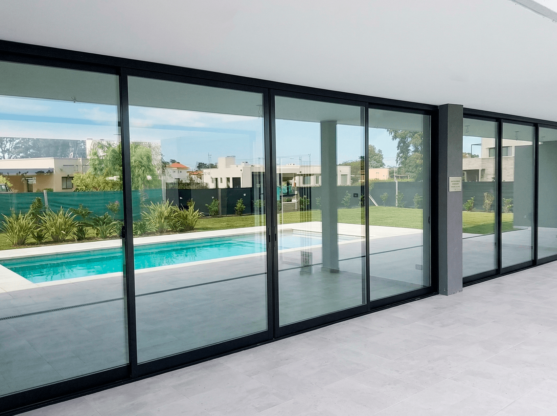 Cerramiento corredizo de aluminio